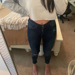 FREE PEOPLE HIGH RISE JEGGINGS